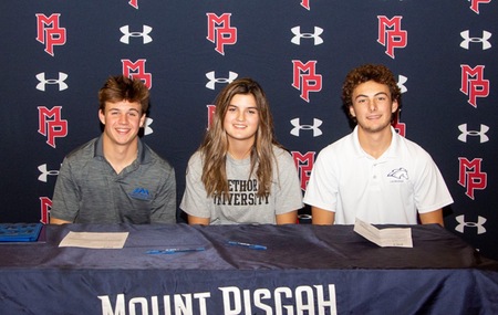 Three Patriots Sign to Play at College Level
